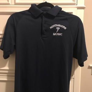 Navy Blue Short Sleeved Polo